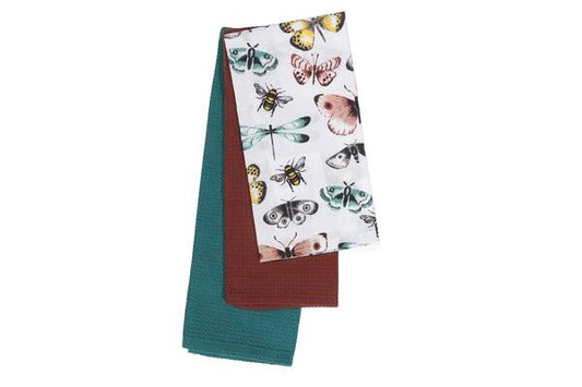 Butterfly Dish Towel Set/3